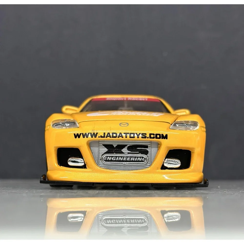 Jada 1/24 Mazda RX8 Import Racer Yellow Great Shape See Detailed Pics #50380-9